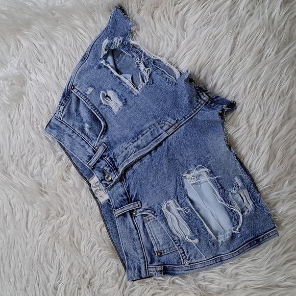 Free People  button -fly shorts size 26 - Picture 1 of 7